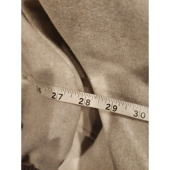 Zara Cropped Bomber Jacket Cream Ivory Chic Outerwear Varsity XXL Women - Picture 6 of 9